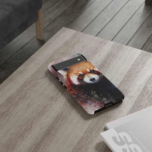 Red Panda in Watercolor - Impact Resistant Phone Case